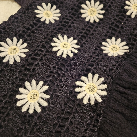 btween Black and White Daisy Girls Matching Set - Picture 3 of 6